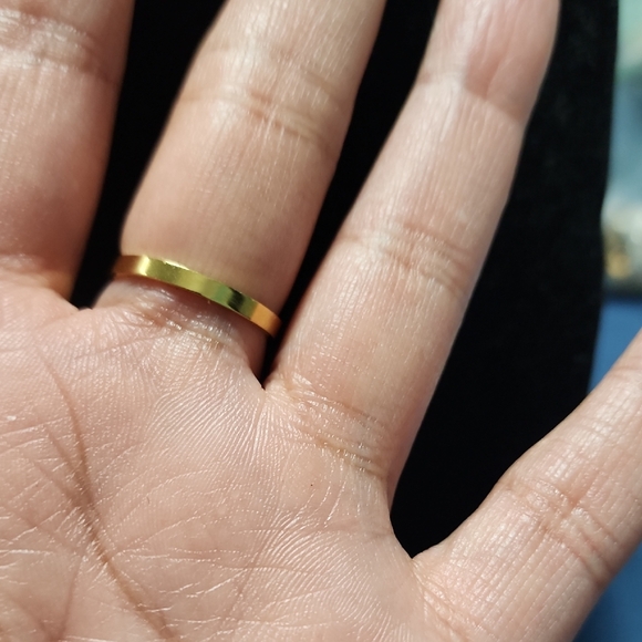 #50 You Are Enough Gold Ring - Picture 4 of 9